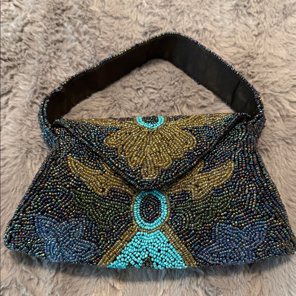 K.C. Malhan Beaded Evening Bag